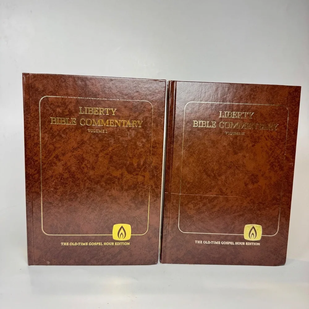 Liberty Bible Commentary Vol I & II Old-Time Gospel Hour Edition Hardcover Set
